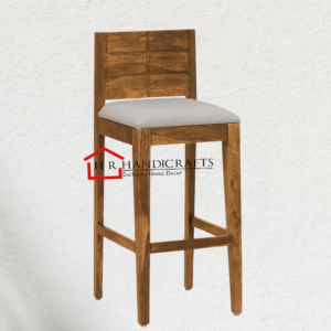 Solid Wood Bar Chair  (Finish Color - Provisional Teak, Pre-assembled)