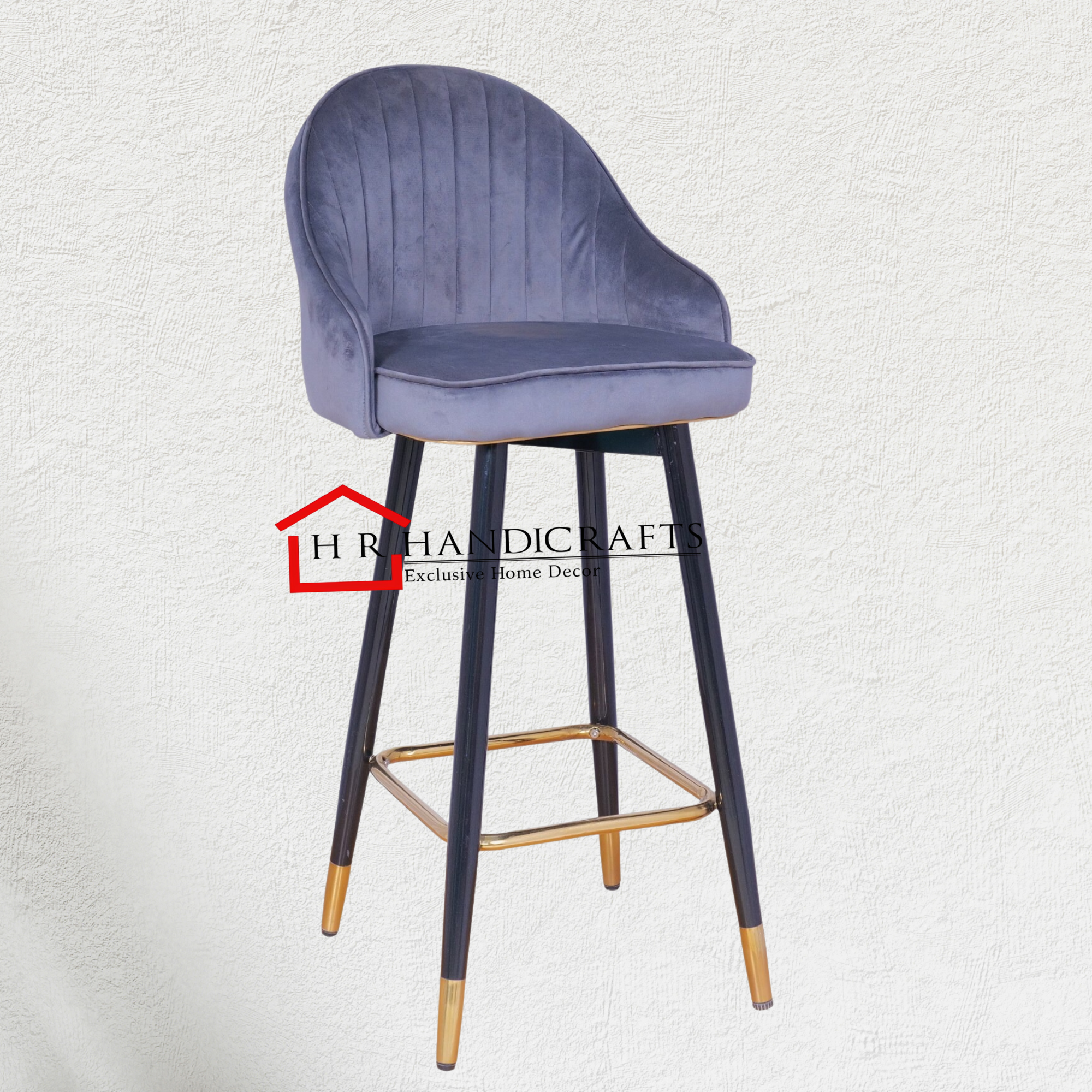 Hassock Modern Cafe Dining Chair Metal Legs