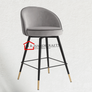 Perdue Bar Stool – Dark Gray Upholstery