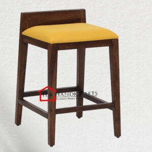 Oakland Sheesham Wood Bar Chair in Provincial Teak Finish | HR Handicrafts