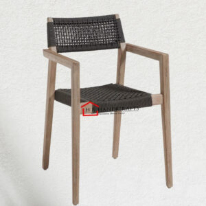 Sheesham Wood Rope Chair