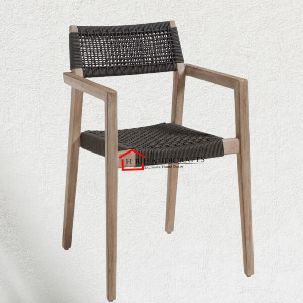 Sheesham Wood Rope Chair