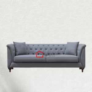 3 Seater Sofa Set Roll Arm Classic Chesterfield for Living Room Office & Lounge