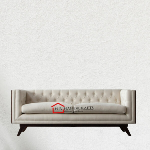 Bombay Fabric Rattan Sofa