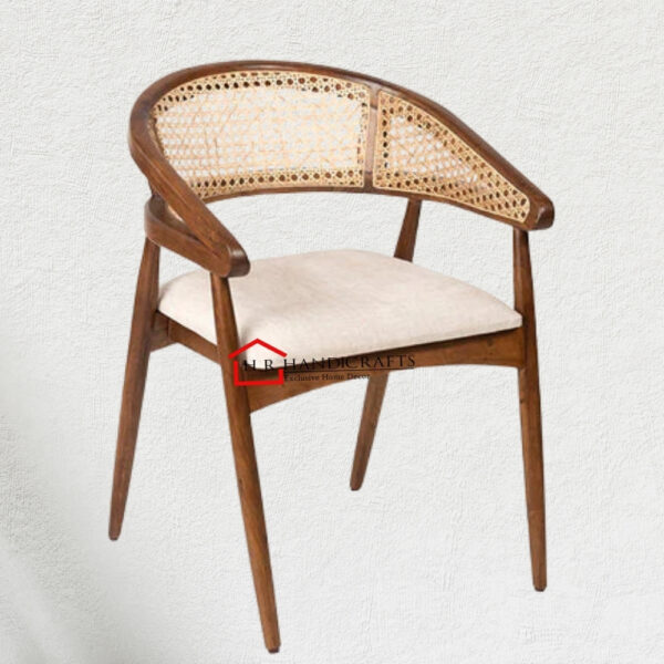 Quick Artsy Wood Rattan Chair