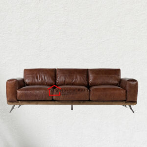Picaso 3 Seater Leather Sofa
