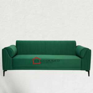 NEUDOT Diva 3-Seater Sofa in Emerald Green – Bold, Pre-Assembled Luxury