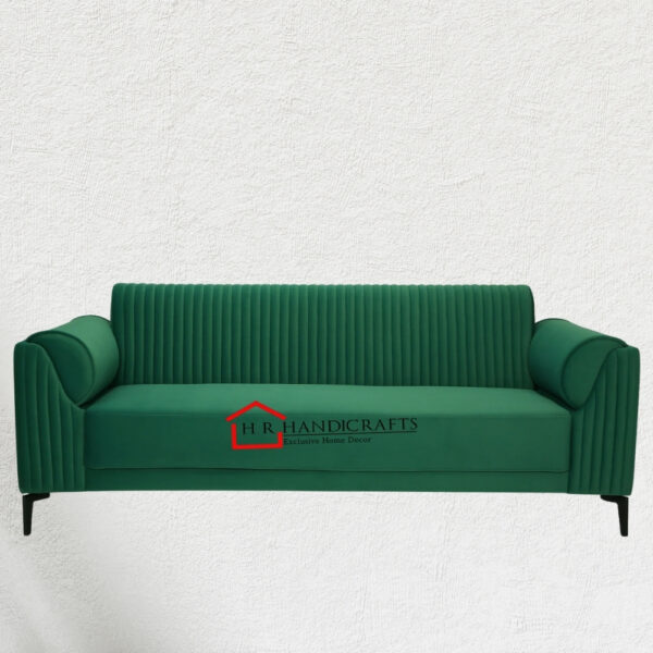 NEUDOT Diva 3-Seater Sofa in Emerald Green – Bold, Pre-Assembled Luxury